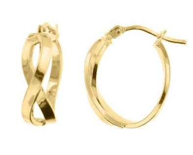 Yellow Gold Hoop Earring