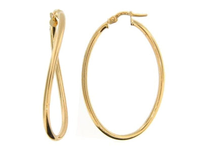 Yellow Gold Hoop Earring