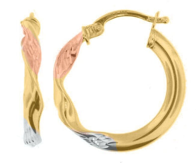 Yellow Gold Hoop Earrings