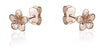 Rose Gold Flower Stud Earrings.