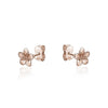 Rose Gold Flower Stud Earrings.