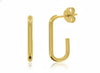 Yellow Gold Stud Earrings.