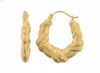 Yellow Gold Hoop Earrings.