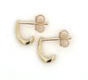 Yellow Gold Stud Earrings.