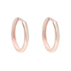 Rose Gold 7MM Huggie Earrings.