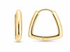 Yellow Gold Huggie Earrings.