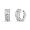 Sterling Silver Lab Grown Diamond Huggie Earrings