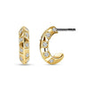 Yellow Gold Vermeil Lab Grown Diamond Drop Earrings