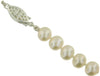 3 Piece Cultured Freshwater 6.0-7.0mm Pearl Set Sterling Silver Clasp