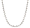 Cultured Akoya6.0 - 6.5mm Pearls.18 Inch Knotted Strand., Yellow Gold Clasp.