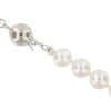 Cultured Freshwater Pearl Necklace. 6.0 - 6.5mm Pearls. 18 Inch Knotted Strand. Sterling Silver Ball Clasp