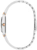 Bulova Ladies Two Tone Diamond Dial Quartz Watch.