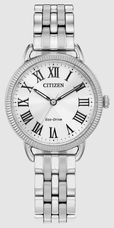 Citizen Ladies Stainless Steel Bracelet 50m 5ATM Water Resistant Eco-Drive Watch -
