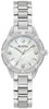 Bulova Ladies Silver Tone, Stainless Steel Bracelet Sapphire Crystal, 30m 3ATM Water Resistant, Mother of Pearl Dial Quartz Watch -
