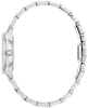 Bulova Ladies Silver Tone, Stainless Steel Bracelet Sapphire Crystal, 30m 3ATM Water Resistant, Mother of Pearl Dial Quartz Watch -