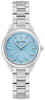 Bulova Ladies Silver Tone, Stainless Steel Bracelet Sapphire Crystal Quartz Watch -