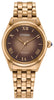 Citizen Ladies Rose Gold Tone Sapphire Crystal, 50m 5ATM Water Resistant Eco-Drive Watch -