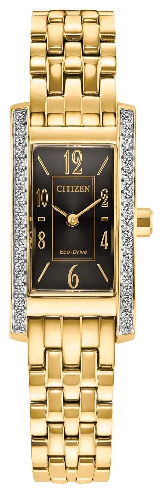 Citizen Ladies Gold Tone 30m 3ATM Water Resistant Eco-Drive Watch -