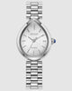 Citizen Ladies Silver Tone Sapphire Crystal, 50m 5ATM Water Resistant Eco-Drive Watch -