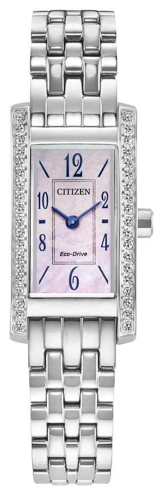 Citizen Ladies Silver Tone 30m 3ATM Water Resistant Eco-Drive Watch -