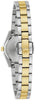 Bulova Ladies Two Tone, Stainless Steel Bracelet Sapphire Crystal, 30m 3ATM Water Resistant Quartz Watch -