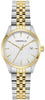 Caravelle Ladies Two Tone, Stainless Steel Bracelet Date Only, 30m 3ATM Water Resistant Quartz Watch -