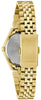 Caravelle Ladies Gold Tone, Stainless Steel Bracelet Date Only, 30m 3ATM Water Resistant Quartz Watch -