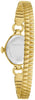 Caravelle Ladies Gold Tone, Expansion Bracelet 30m 3ATM Water Resistant Quartz Watch -