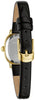 Caravelle Ladies Gold Tone, Leather Strap 30m 3ATM Water Resistant Quartz Watch -