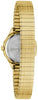 Caravelle Ladies Gold Tone, Expansion Bracelet 30m 3ATM Water Resistant Quartz Watch -