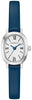 Caravelle Ladies Silver Tone, Leather Strap 30m 3ATM Water Resistant Quartz Watch -
