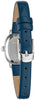 Caravelle Ladies Silver Tone, Leather Strap 30m 3ATM Water Resistant Quartz Watch -