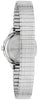 Caravelle Ladies Silver Tone, Expansion Bracelet 30m 3ATM Water Resistant Quartz Watch -