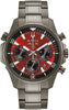 Bulova Gents Gun Metal / Gray, Stainless Steel Bracelet Date Only, 100m 10ATM Water Resistant Chronograph Quartz Watch