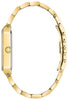 Bulova Gents Gold Tone, Stainless Steel Bracelet Diamond Dial, 30m 3ATM Water Resistant Quartz Watch -