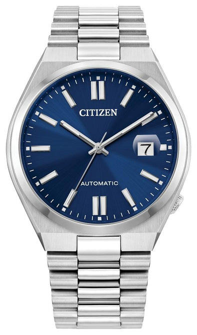 Citizen Gents Silver Tone, Stainless Steel Bracelet Sapphire Crystal, 50m 5ATM Water Resistant Mechanical, Self Wind Watch -Automatic