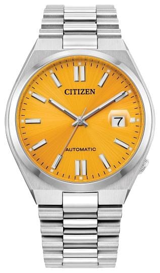 Citizen Gents Silver Tone, Stainless Steel Bracelet Sapphire Crystal, 50m 5ATM Water Resistant Automatic Watch -