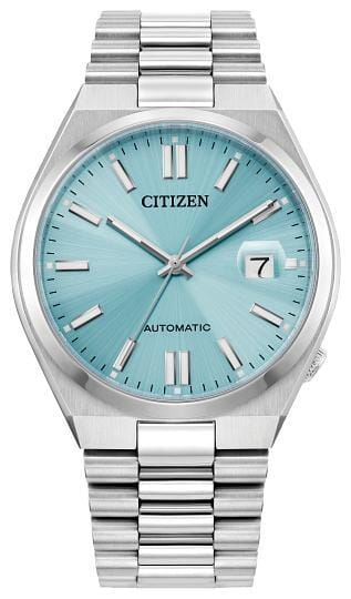 Citizen Gents Silver Tone, Stainless Steel Bracelet Date Only, 50m 5ATM Water Resistant Automatic Watch -