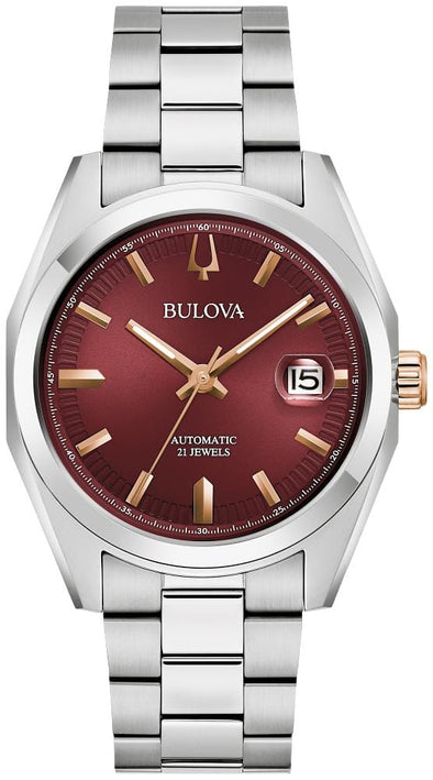 Bulova Gents Stainless Steel Bracelet Date Only Automatic, Mechanical Watch -