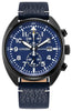 Citizen Gents Leather Strap Date Only, 100m 10ATM Water Resistant Eco-Drive Watch -