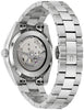 Bulova Gents Silver Tone, Stainless Steel Bracelet Sapphire Crystal, 30m 3ATM Water Resistant Automatic Watch -