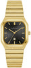 Caravelle Gents Gold Tone, Stainless Steel Bracelet Date Only, 30m 3ATM Water Resistant Quartz Watch -