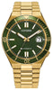 Citizen Gents Gold Tone, Stainless Steel Bracelet Date Only, Sapphire Crystal, 100m 10ATM Water Resistant Automatic Watch -