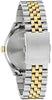 Caravelle Gents Two Tone, Stainless Steel Bracelet Date Only, 30m 3ATM Water Resistant Quartz Watch -