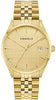 Caravelle Gents Gold Tone, Stainless Steel Bracelet Date Only, 30m 3ATM Water Resistant Quartz Watch -