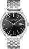 Caravelle New York Gents Silver Tone, Stainless Steel Bracelet Date Only Quartz Watch -