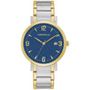 Caravelle New York Gents Two Tone Date Only Quartz Watch -