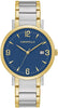 Caravelle New York Gents Two Tone Date Only Quartz Watch -