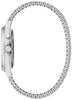 Caravelle New York Gents Silver Tone, Stainless Steel Bracelet, Expansion Bracelet Day & Date, 30m 3ATM Water Resistant Quartz Watch -