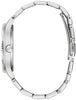 Caravelle Gents Silver Tone Date Only, 30m 3ATM Water Resistant Quartz Watch -